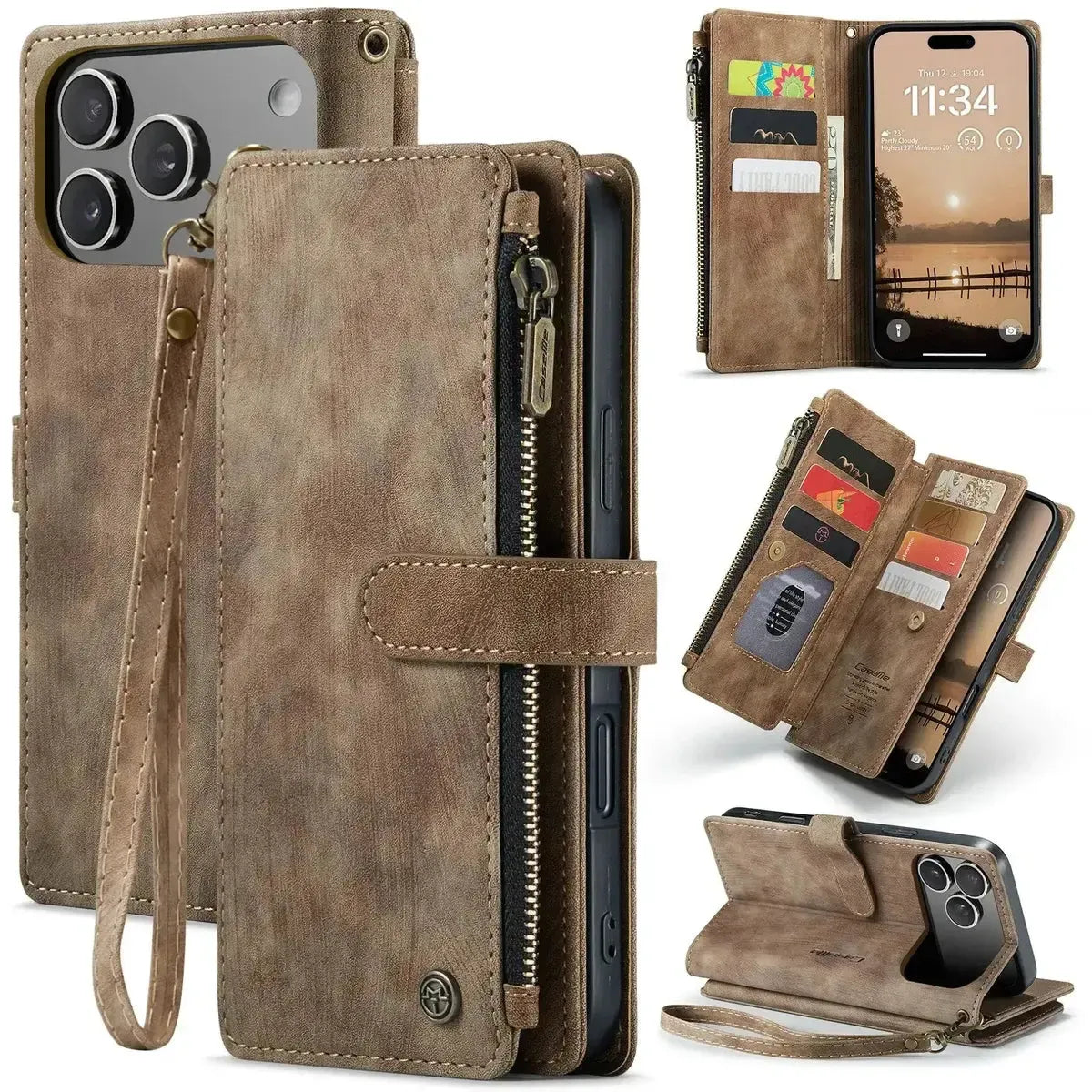 The Devy Zip Folio Wallet Case
